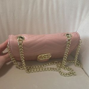 Pink handbag